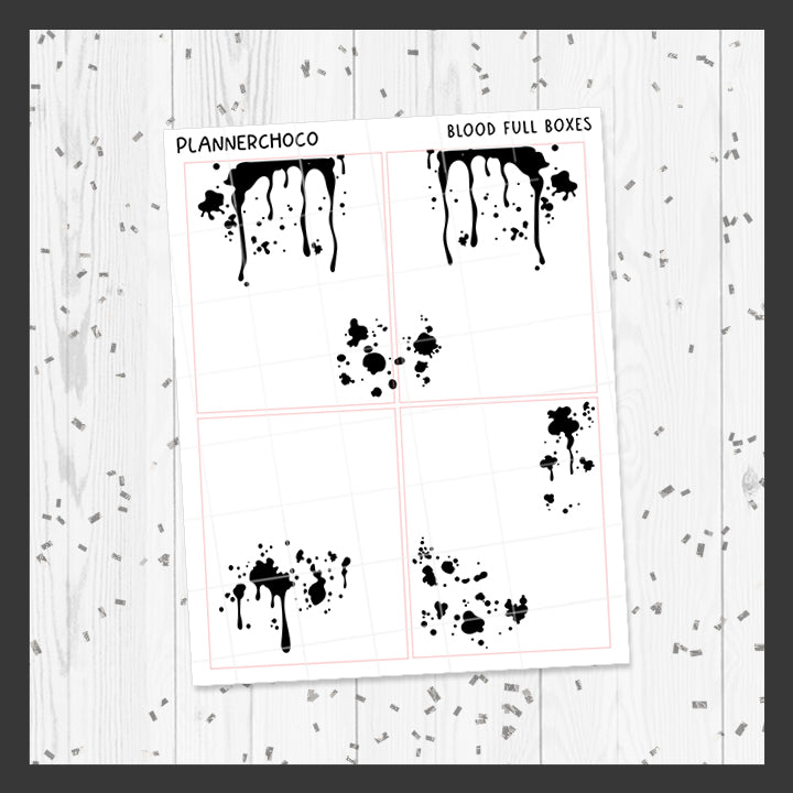 Blood Splatter / Deco Full box / Foiled