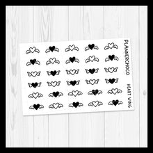 Load image into Gallery viewer, Heart / Wing Deco / Foiled
