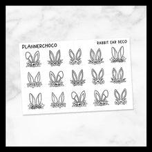 Load image into Gallery viewer, Bunny Ear / Floral Deco / Foiled
