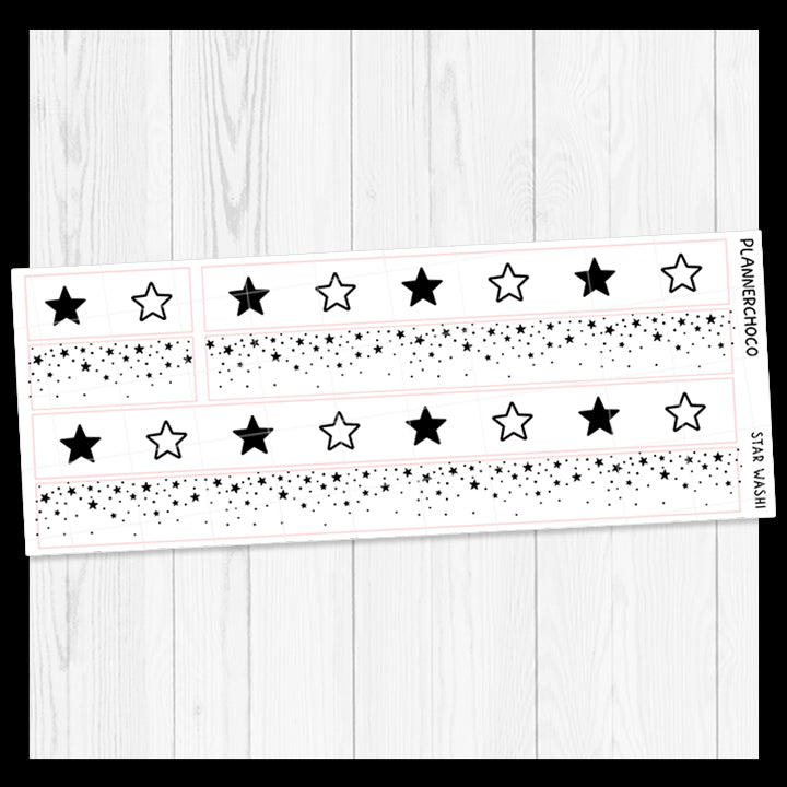 Star / Mini washi / Foiled