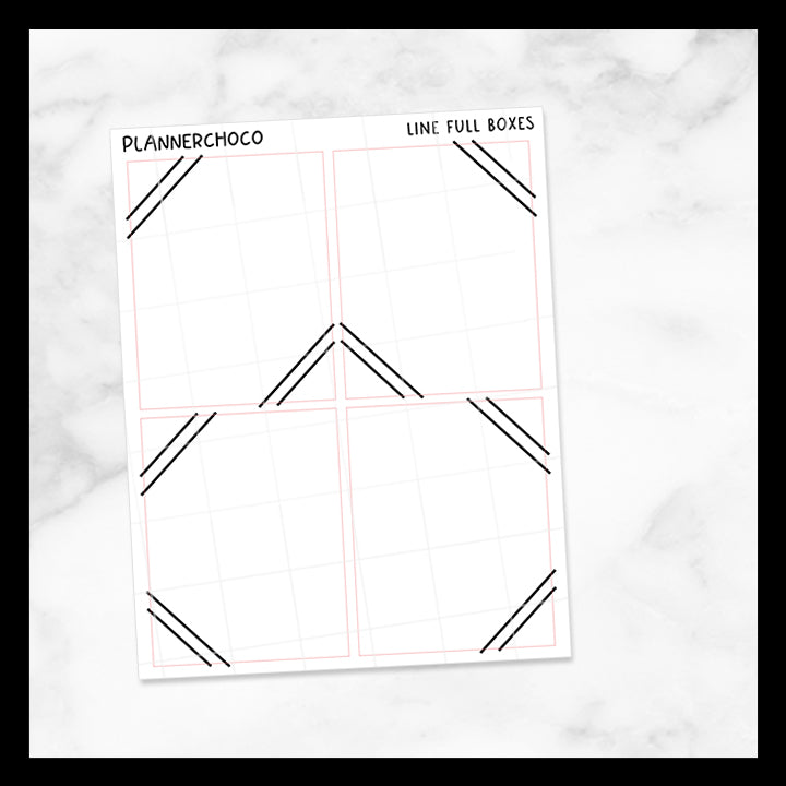 Basic / Line Full Box 6.0 / Foiled – plannerchoco