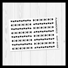 Load image into Gallery viewer, Heart / Deco Divider 2.0 / Foiled
